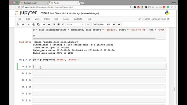 [10] Panels - The swapaxes Method смотреть онлайн