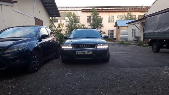 Реснички ДХО в фары А6С5.часть 2. смотреть онлайн