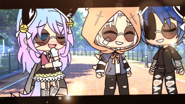 Meme "Твоя улыбка, была похожа на рай.." by: Кошка Лана и Йоши, Кот Леонард \Gacha Life/ смотреть онлайн