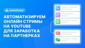 Автоматизируем онлайн стримы на YouTube для заработка на партнерках