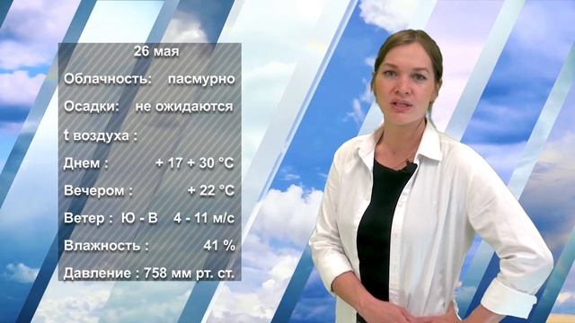 ПОГОДА НА ЗАВТРА. 25.05.2023 смотреть онлайн