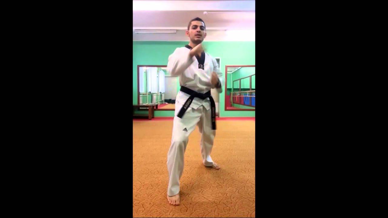 Taekwondo WTF. Простые соединения. Кибон Тльджак И Бон.