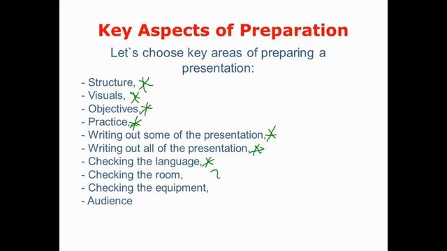 Практическое занятие. Preparation