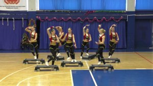 Команда "Секрет". Степ-аэробика 17+ лет. Полуфинал. 26.12.21