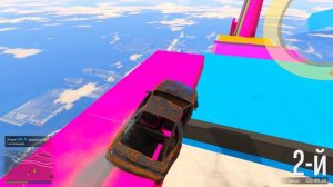 ОПАСНЫЕ ГОНКИ НА СКОРОСТИ 458 КМ/Ч! ГЛАВНОЕ НЕ УПАСТЬ ВНИЗ! - ГОНКИ GTA 5 ONLINE