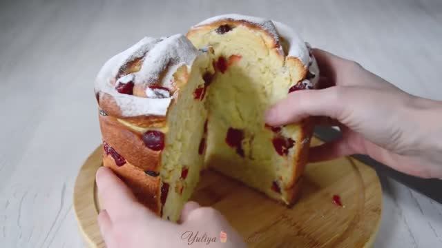 Кулич КРАФФИН ☆ ДВА вида НАЧИНКИ