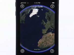 Google Earth  на iPhone