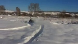 Гусеница для мотоцикла. Сноубайк. Пухлый снег