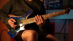 Металкор риффы в стиле DubStep на 7 струнной электрогитаре