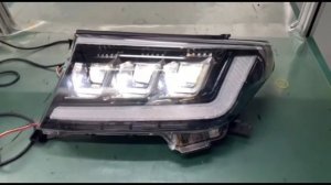 Светодиодные фары Land Cruiser 200 2008-2015 год