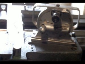 Станок 1Е61М.Поперечный суппорт.Шабровка.