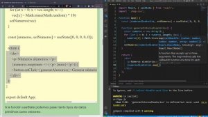 React Curso: 22 Generando Varios Números Aleatorios y Guardarlos en un Variable de Estado