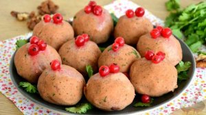 Ароматная закуска.
ПХАЛИ ИЗ ФАСОЛИ