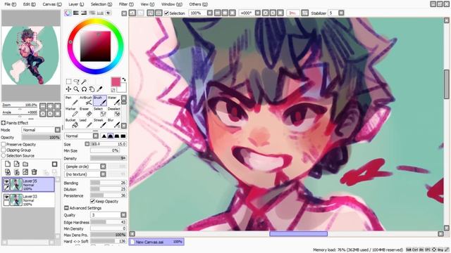 Deku BNHA // speedpaint смотреть онлайн