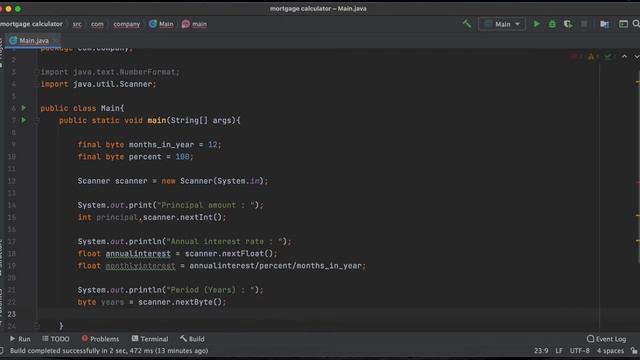 MORTGAGE CALCULATOR FOR JAVA PROGRAMMERS BEGINNERS. смотреть онлайн