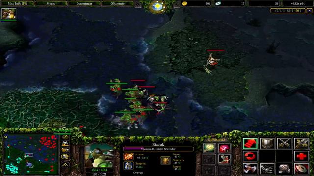 Rizzrak, Goblin Shredder___Beyond Godlike___Dota AllStars Gameplay смотреть онлайн