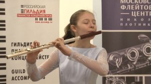 Дж. Раттер "Ария" Исп. Мария Мокринская 12 лет (флейта), Ольга Бер (фортепиано)