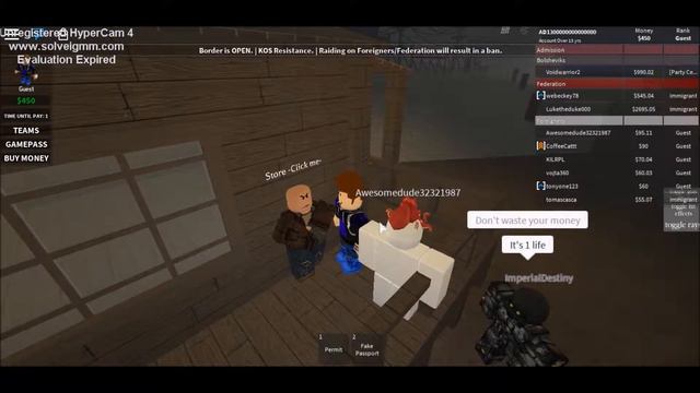 ADs Roblox Adventures Series 5 Episode 1 Papers Please Border Simulator смотреть онлайн