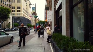 LOS ANGELES - Street Walk in Downtown Los Angeles, 7th Street, California, USA, Travel, 4K UHD