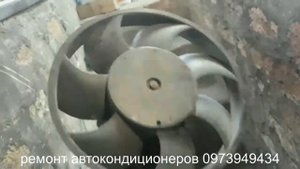 RENO MASTER ремонт вентилятора охлаждения, замена конденсора (радиатор кондиционера)