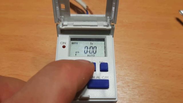 Таймер электронный програмируемый. 16 програм. На ДИН рейку смотреть онлайн