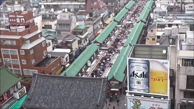 【東京浅草】Tokyo Japan 👸🗾 Asakusa Viewing from Tourist Information Center Deck 浅草を無料で一望できる！💖 смотреть онлайн