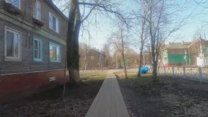 Архангельск Прогулка по деревянному тротуару