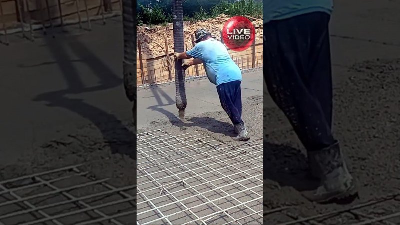 ЗАЛИВАЕМ МОНОЛИТНУЮ ПЛИТУ 37х17 м #фундаментдлядома  #монолитнаяплита  #стройка  #строительство