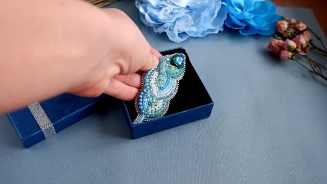 Мастер класс Брошь из бисера своими руками Перо Пёрышко Master class bead Brooch Feather