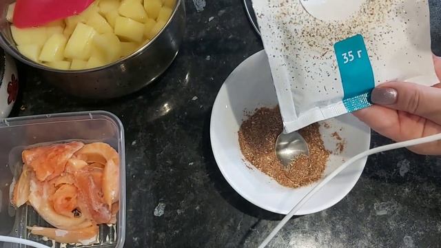 Суп-Пюре с сёмгой и сливками! готовиться очень легко! смотреть онлайн