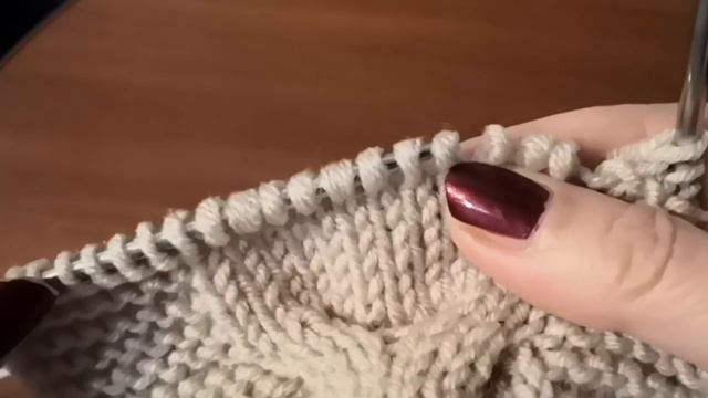 Шарф с воротничком, спицы.