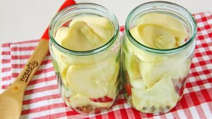 Патиссоны, консервированные на зиму