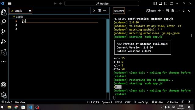 Operators in javascript - Javascript full course 2023 | Part - 3