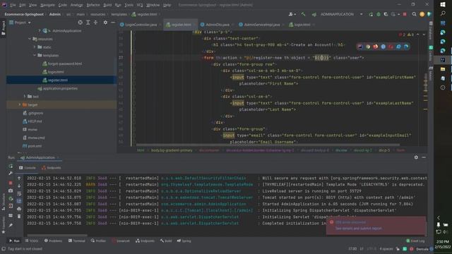Login and Register-Validation in Spring Boot | Part 3 |Self-Code |Ecommerce Web Spring Boot Project смотреть онлайн
