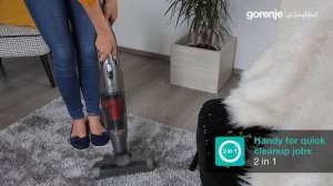 Gorenje vacuum cleaner G·Force Free Super Power SVC252GFA - Red Dot