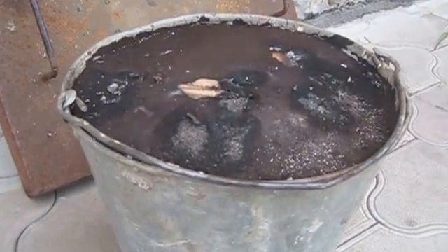 Горящая сажа