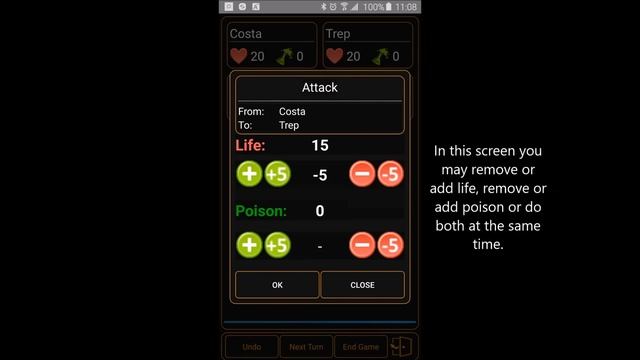 Life Counter for MtG + Stats смотреть онлайн