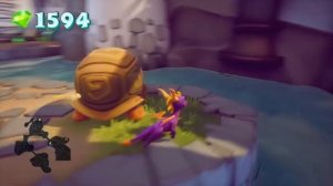 Spyro 2 (Reignited) | Part 6: Sunny Beach 100% (All Gems & Orbs)