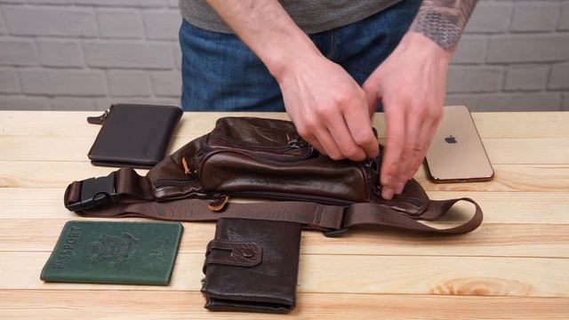 Обзор поясной сумки Vintage 14431 смотреть онлайн