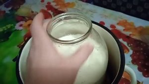 Варим творог из козьего молока.