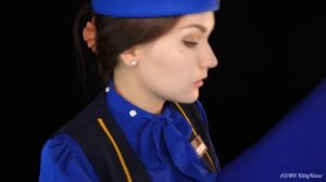 ✈ АСМР Стюардесса ? На борту самолета первым классом ?ASMR First Class Flight Attendant