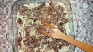 Вкусная и сытная ЗАПЕКАНКА из ВЧЕРАШНИХ МАКАРОН.