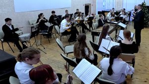 Вальс, Г.Свиридов (из илл. к пов. "Метель"). Оркестр народных инструментов СККИ (дир. Ю.Баранников)