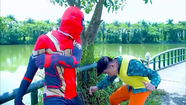 TEAM SPIDER MAN in REAL LIFE #27 | Godzilla x Kong The New Empire | Marvel’s Spider-Man 2 | PS5 смотреть онлайн