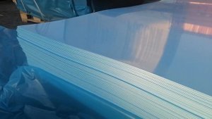 Листовой полипропилен голубой