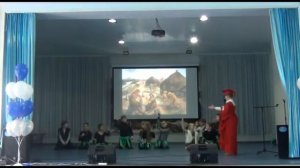 Частная школа "РЕАЛ". Сценка "Первобытная школа" :)