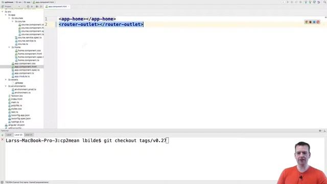 MEAN STACK with Angular4 part 36 - Setting up router смотреть онлайн