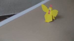 Весёлые петушки из бумаги