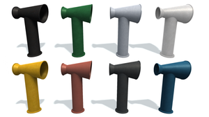 3D model.  Deflector C v2. Part - 1.