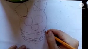 Как нарисовать маску Спринг Бонни из Фнаф .How to draw a Spring Bonnie mask is Fnaf.